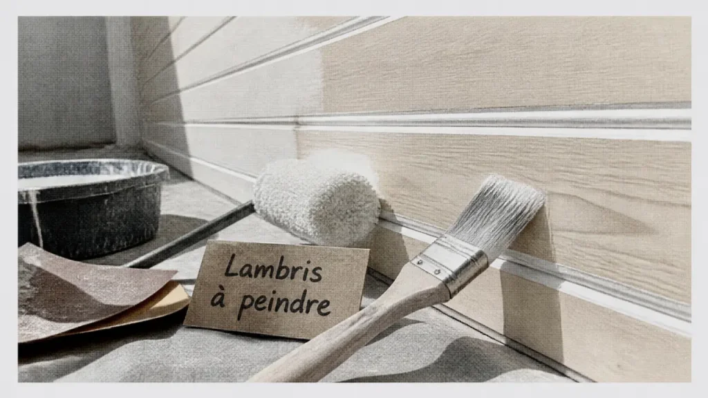Préparer un lambris à peindre : sous-couche sur bois, ponçage