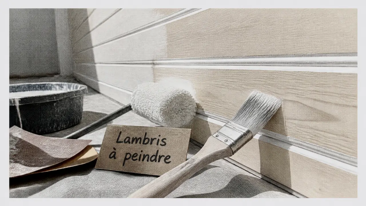 Préparer un lambris à peindre : sous-couche sur bois, ponçage