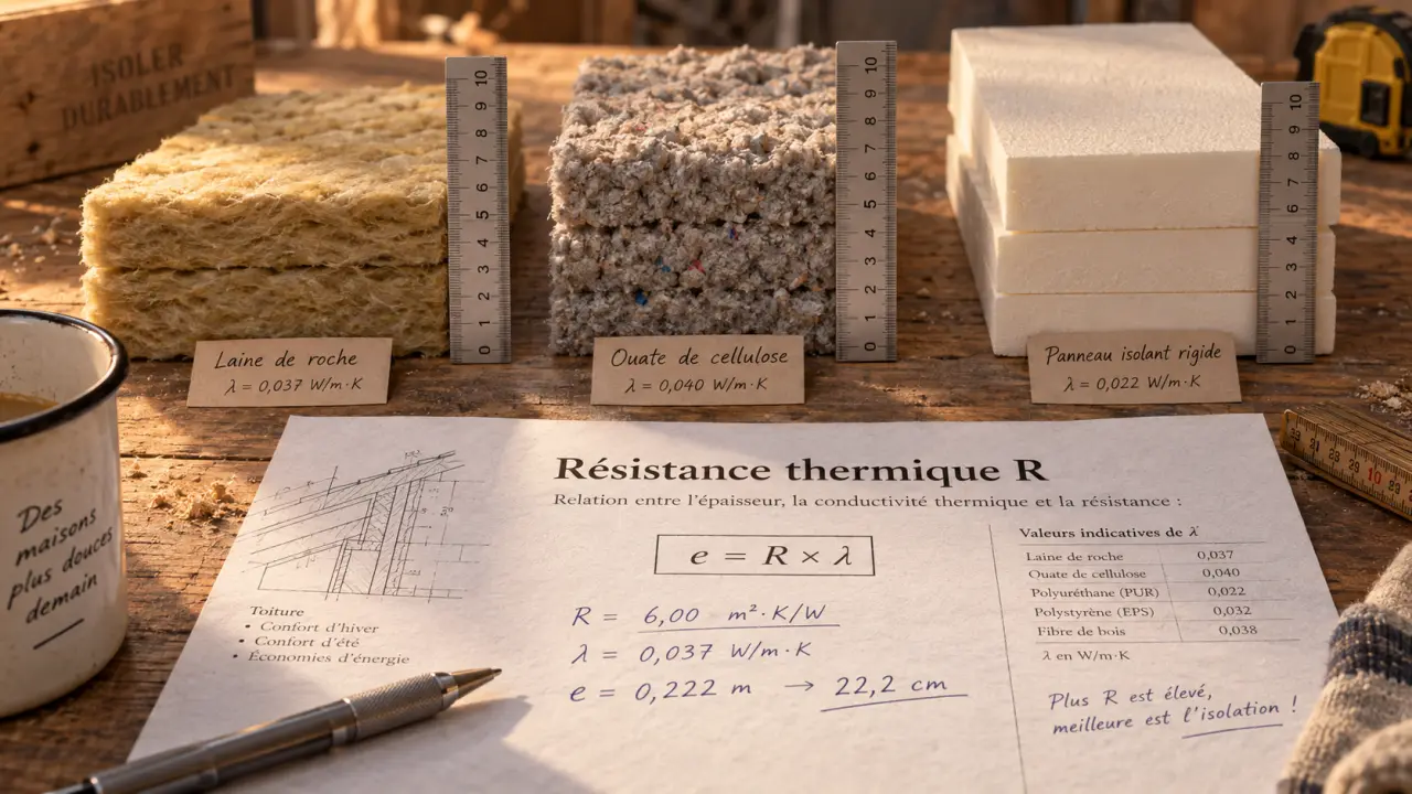 Norme isolation toiture : comparer les valeurs R pour l’isolation de toiture